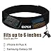 GEARWEAR Waistband Running Belt for iPhone XR XS MAX 8 Plus Phone Holder Women Men Travel Money for Samsung Galaxy for Wallking Fitness Jogging Workout Runner Athlete Sports