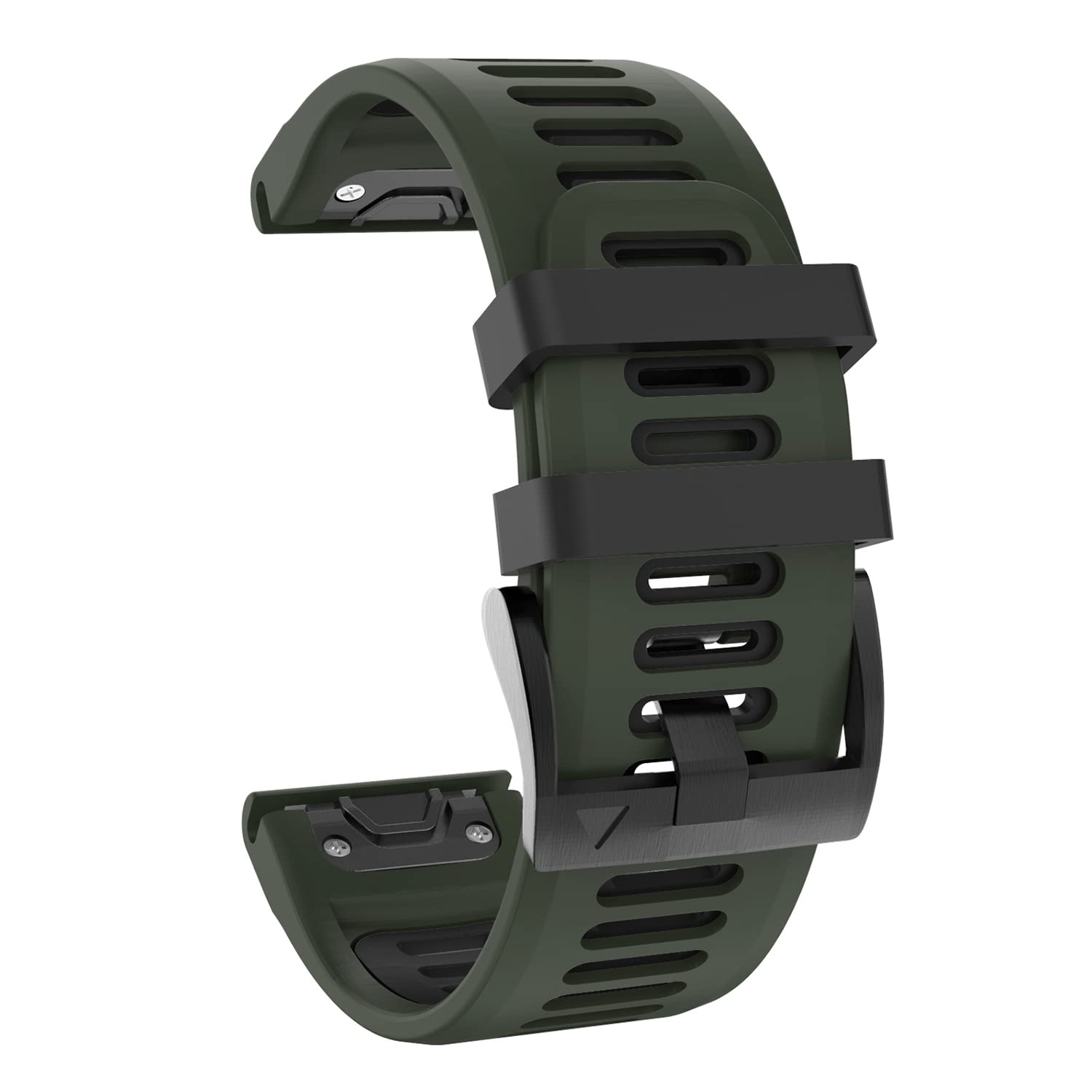 OVERSTEP Watch Band for Garmin Fenix 6X, 26mm Soft Silicone Strap Replacement Wristband for Fenix 6X/Fenix 6X Pro/Fenix 7X/Fenix 5X /Fenix 5X Plus/Fenix 3/Fenix HR