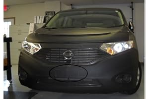 LEBRASINC Lebra 2 Piece Front End Cover Black - Car Mask Bra - Fits - 2011-2016 Nissan Quest