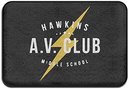 Hawkins Middle School AV Club Indoor/Outdoor/Bathroom Mats 2416 Inch