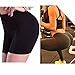 Hot Womens Butt Lifter Boy Shorts Shapewear Butt Enhancer Control Panties (M, Black)