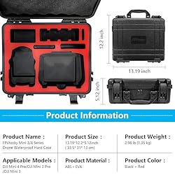 FPVtosky Mini 4 Pro Hard Case for DJI Mini 4