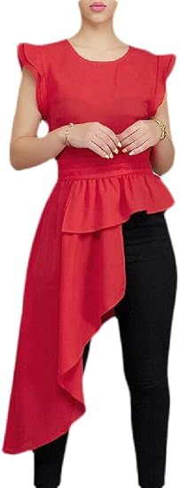 amazon high low blouses