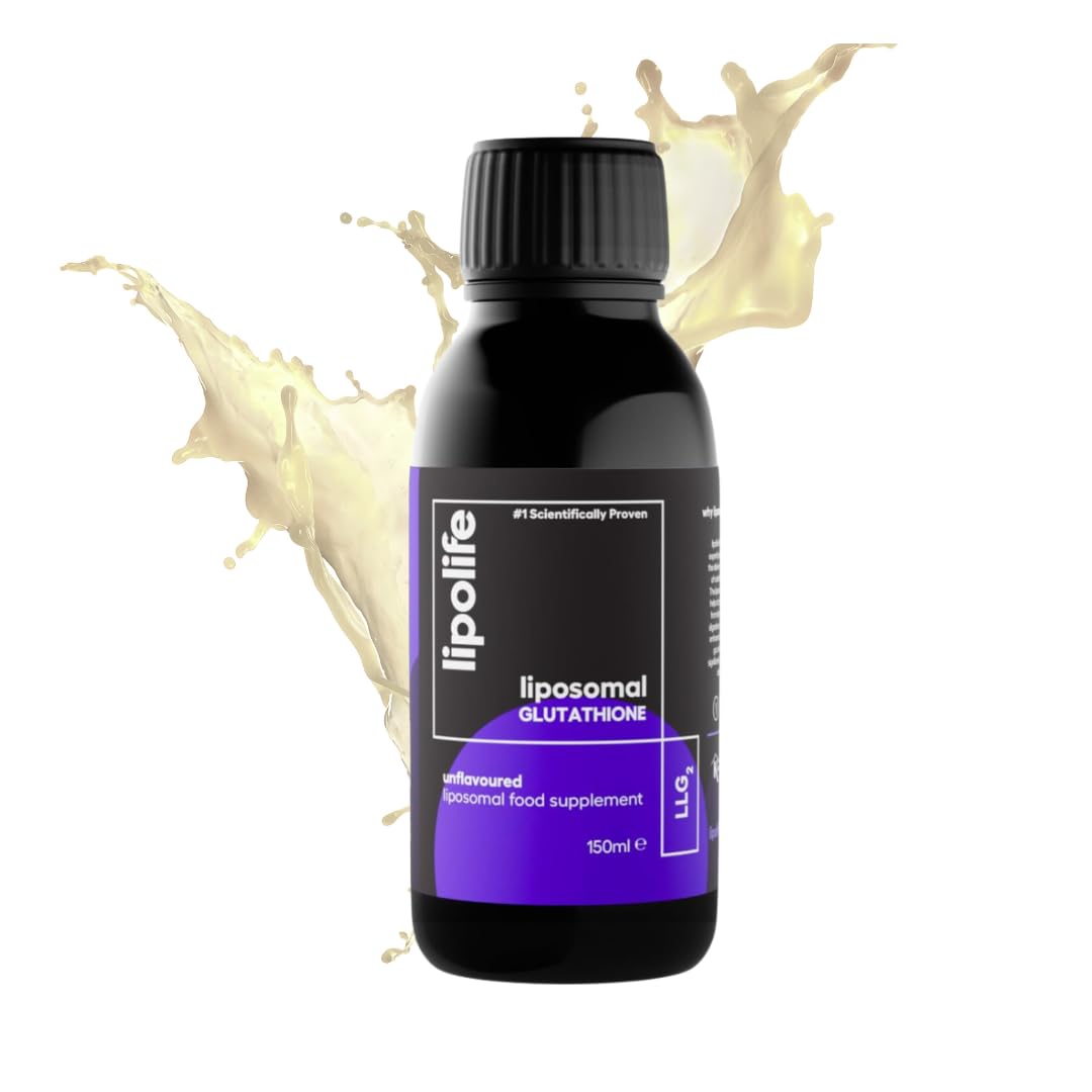 Liposomal Glutathione Liquid | 150ml | lipolife LLG2 | Formulated with Setria Glutathione | Advanced Nutrient delivery | Clinically Proven