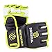 Sanabul Essential 4oz MMA Gloves for Men & Women, Professional Fighting Boxing Muay Thai Kickboxing Gloves for Sparring Grappling and Training, Black/Green Small/Medium