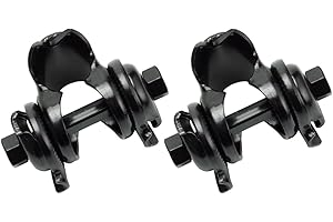 MUSISALY Quick Release Bike Seat Post Clamp 2Pcs Thickened Aluminum for Mountain and Road Cycling Accessories