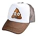 Novelty Treasures Brown Emoji Poop Hat Trucker Cap