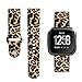 Sunnywoo Compatible with Fitbit Versa/Versa Lite Edition Bands, Soft Silicone Fadeless Floral Pattern Printed Strap Replacement Wristband Fitbit Versa Smart Fitness Watch for Women Men, Large Small
