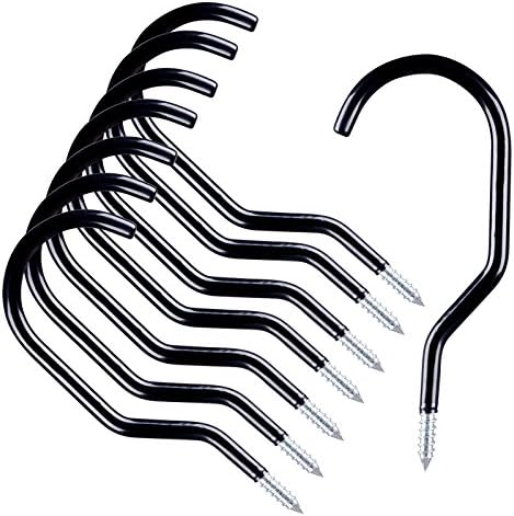 Bike Hanger Heavy Duty Bike Storage 6 inch Bike Hooks for Garage Wall and Ceiling Fits All Bike Types Pack of 8