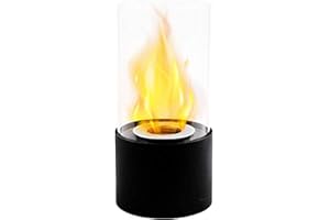 JHY DESIGN Portable Tabletop Fireplace Indoor Outdoor Tabletop Fire Bowl Pot Clean Burning Bio Ethanol fire Pit Smokeless Clean Indoor Outdoor