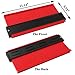 AlexBasic Extended Contour Gauge Duplicator 10 Inch Profile Gauge Shape Duplicator Copying Tool Pots Making Tool for Perfect Fit and Easy Cutting (Red-3cm Wider)