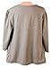 Post-op Top Zipper Front Long Sleeve Shirt (Medium, Grey)