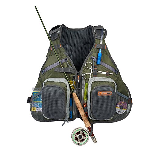 Anglatech-Fly-Fishing-Backpack-Vest-Combo-Chest-Pack-for-Tackle-Gear-and-Accessories-Includes-Water-Bladder-Adjustable-Size-for-Men-and-Women