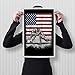 Spitzy's American Wrestling Patriotic Wrestler Poster, 12x18 Inches, Wall Decor for Wrestlers, Coaches, Wrestling Fans, Bedroom Decoration