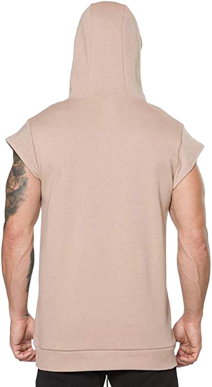 short sleeve workout hoodie