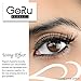 Premium Magnetic Eyelashes By GoRu Product[No Glue] | Full Eye False Lashes With Triple Magnet For 100% Natural Look | Easy To Apply, Flexible, Reusable, Comfortable & Secure | Tweezers Included
