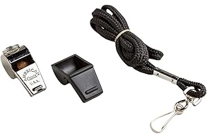 THE AMERICAN WHISTLE CORPORATION American Whistle Corporation American Classic Whistle - 126 db Solid Brass Whistle with Paracord Lanyards and Safe-T-Tip - Made in America