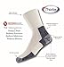 Thorlos Mens Xj Max Cushion Crew Running Socks, White/Navy (3 Pairs), X-Large US