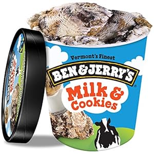Image of Ben & Jerry's Ice Cream, Milk and Cookies 16 oz (Frozen)