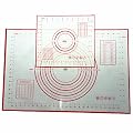 Daixers Silicone Baking Mats Set of 2,Large 23.62" x 15.74" Small 11.41" x 10.23",Non Stick Non Skid Pastry-Mat with Measurements