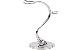 Super Safety Razors Taconic Shave's Deluxe Elegant Razor and Shaving Brush Stand - Heavyweight and Functional