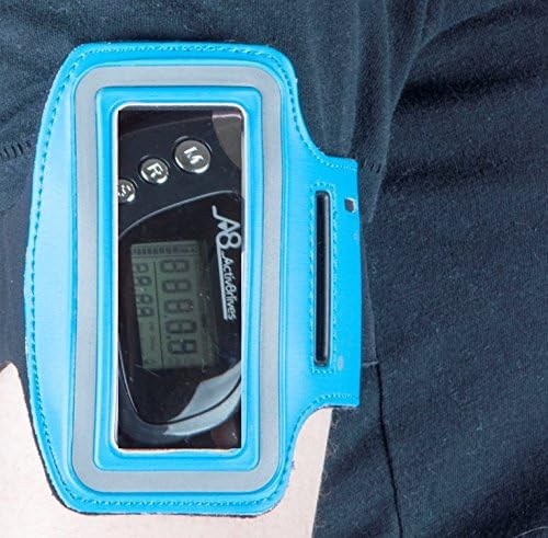 Buddy step counter (Black with blue protector sleeve)
