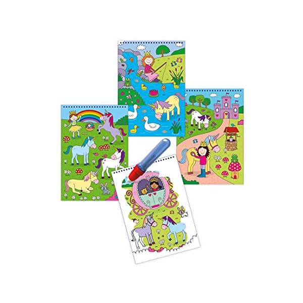 Galt Toys, Water Magic - Unicorns, Colouring Books for Children, Ages 3 Years Plus