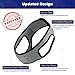 Anti Snoring Chin Strap - Effective Anti Snoring Solution, Patent Design w/Promoting Blood Circulation Magnets, Adjustable Snore Reduction Belt for Men & Women (Grey)