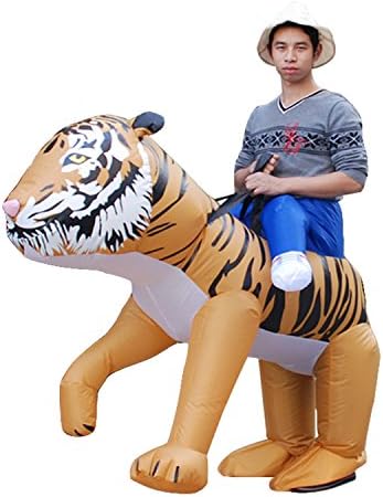 Wecloth Halloween Animal Cosplay Inflatable Suit Tiger Costume Party Cosplay Adult Child