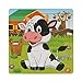 Dreaman Wooden Dairy Cow Jigsaw Toys For Kids Education And Learning Puzzles Toys