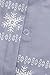 Amazon Brand – Pinzon Cotton Flannel Duvet Cover - Queen, Snowflake Dusty Blue