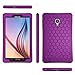 Fintie Silicone Case for Samsung Galaxy Tab A 8.0 2017 Model T380/T385, Light Weight Shock Proof Silicone Cover [Anti Slip] [Kids Friendly] for Galaxy Tab A 8.0 Inch SM-T380/T385 2017 Release, Purple