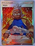 Pokemon, Sun & Moon Guardian rising, Hala 143/145, Ultra Rare, Mint, New, Full Art