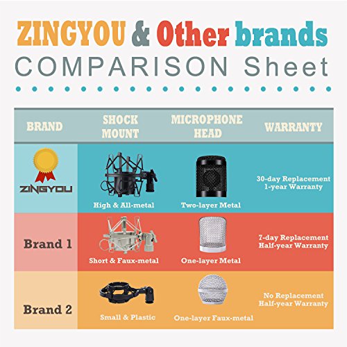 6 ZINGYOU+Condenser+Microphone+BM+800+Brocasting