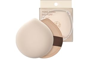STUDIO17 Pang Pang Makeup Powder Puff 1 Pc | Big Makeup Sponge for Foundation | Fluffy Cushion Puff Blender With Latex | Korean Makeup Puff for Foundation and Powder | 2.2In Diamater