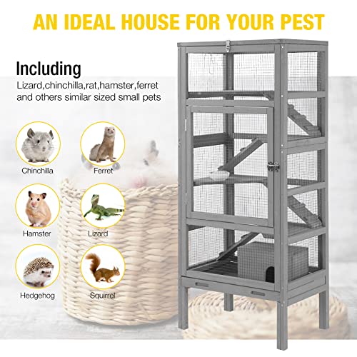 Aivituvin Ferret Cage Rat Cage for Chinchilla, Lizard,Squirrel