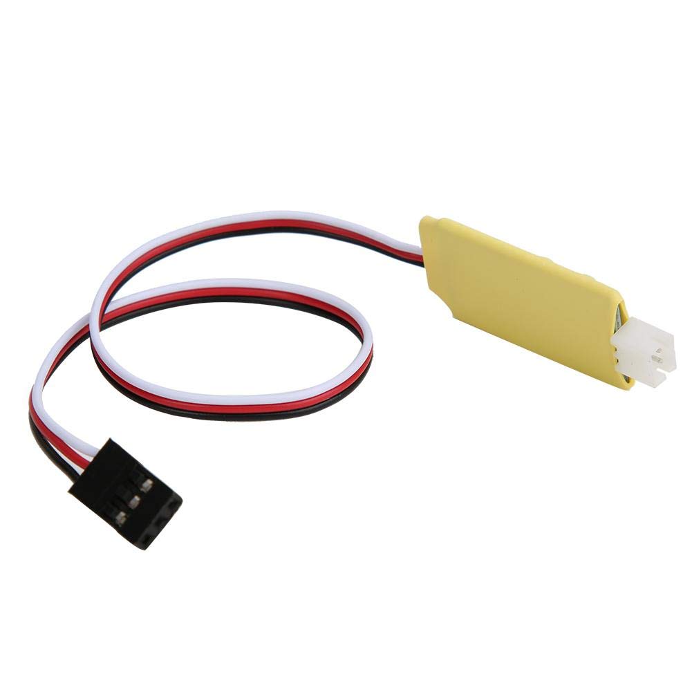 Vbest life Yellow RC Car Winch Panel, CH3 Control Winch Line Panel Replacement RC Toy Part Fit for 1/10 RC Crawler SCX10 Car(yellow)