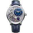 Maurice Lacroix Masterpiece Gravity 43mm Watch | Grey/Blue Leather