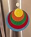 JJMG Food Grade Silicone Bowl Lids and Food Covers, Reusable Airtight Suction (Rainbow)