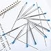 Tatuo 30 x Replaceable Ballpoint Pen Refills Metal Pen Refills Writing Ball Point Refills (Blue)