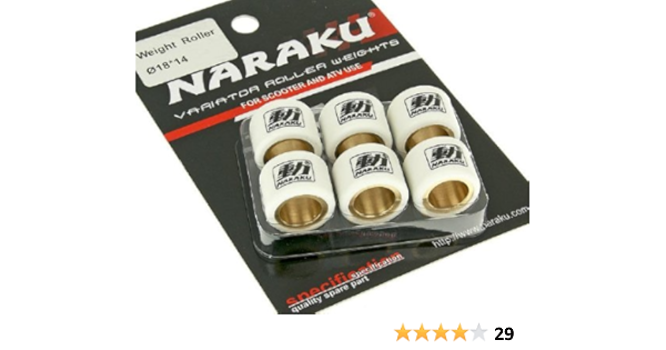 Naraku HD Heavy Duty - Pesos Variables (18 x 14 mm, 11,80 g)