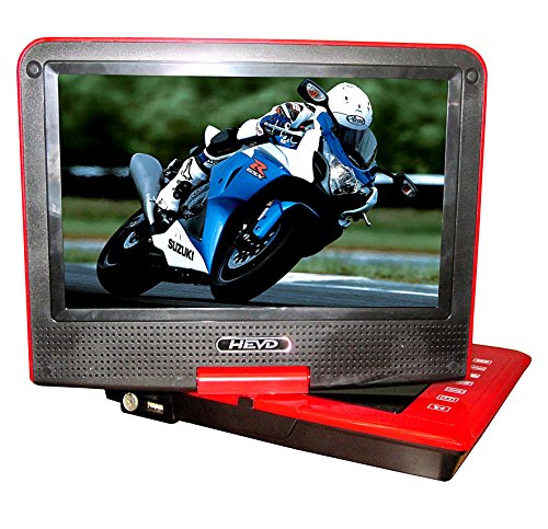 Portable-DVD-Players-Red-with-98screen-Supports-SD-Card-and-USB-AV-inout-Game-FM-Copy-Function
