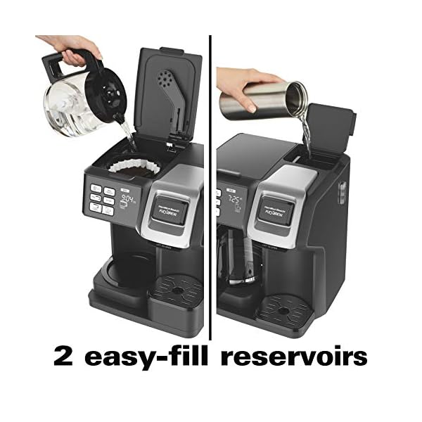 Hamilton Beach FlexBrew Trio 2Way Coffee Maker, Compatible with KCup