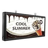 P6 Outdoor Full Color 40 x 18 inches Led Sign WIFI