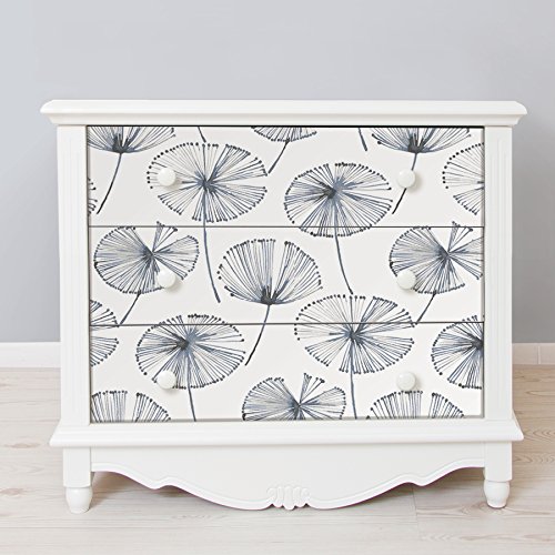 NuWallpaper NU2683 Aya Peel & Stick Wallpaper, Blue Pricepulse