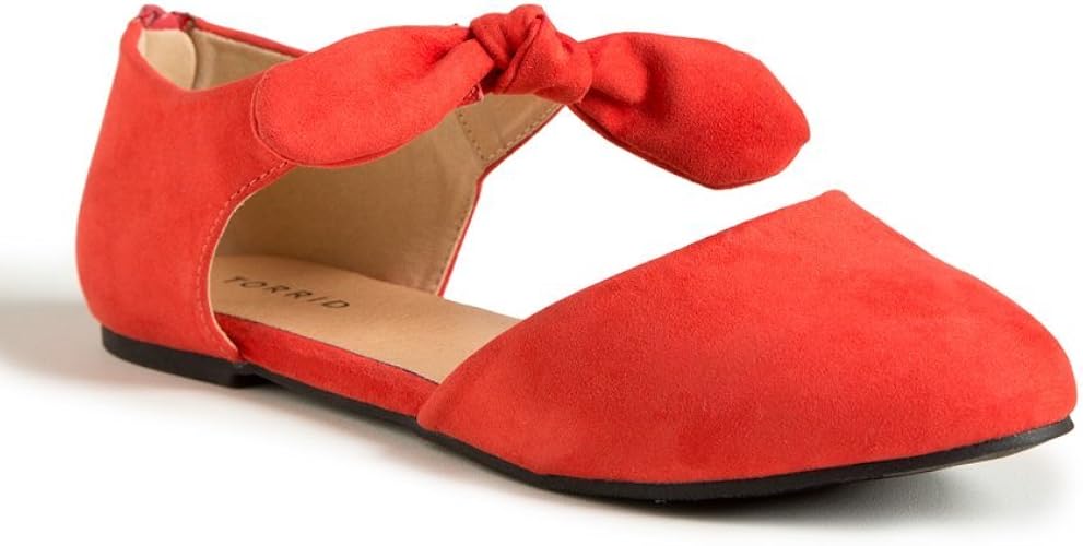 red flats wide width