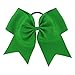 QingHan 12Pcs 7.5 inch Cheer Bows Baby Girl Large Ponytail Holder Elastic Hair Ties