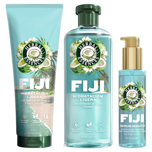 Fiji Champú Sin Sulfatos + Acondicionador + Sérum, Pack