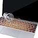Mosiso Keyboard Cover for MacBook Pro 13 Inch 2017 & 2016 Release A1708 No Touch Bar & New MacBook 12 Inch A1534 Protective Skin, Wood Grain