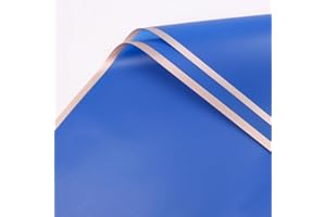 XIZHI 20 Sheets 23.6"x23.6" Waterproof Flower Wrapping Paper Sheet Floral Bouquet Paper Waterproof Floral Wrapping Paper for Wrapping Fresh Flowers, Gift Box Packaging,Royal Blue